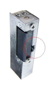 Komplet elektrozaczepu z blokadą