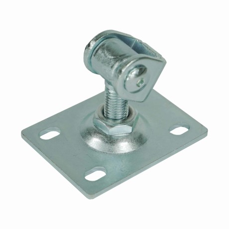 Przejdź do produktu Zawias regulowany M20 z szyldem prostokątnym 150x85 mm do bram