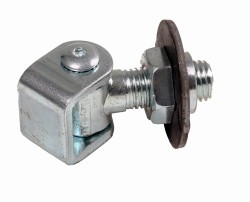 Ocynkowany zawias M20 z regulacją nakrętką do wspawania