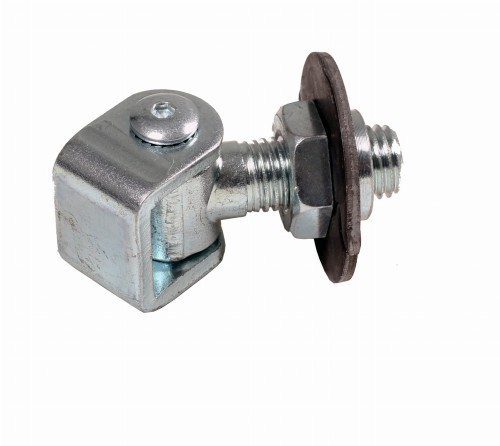 Stalowy zawias regulowany M16 ocynkowany do bram i furtek