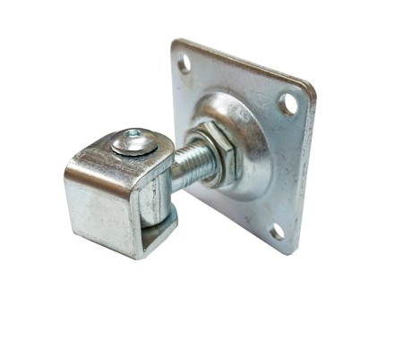 Przejdź do produktu Zawias regulowany M20 z szyldem kwadratowym 100x100 mm