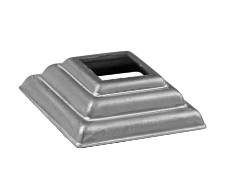 Przejdź do produktu Maskownica stalowa otworowana 90x90 mm, otwór 40x40 mm