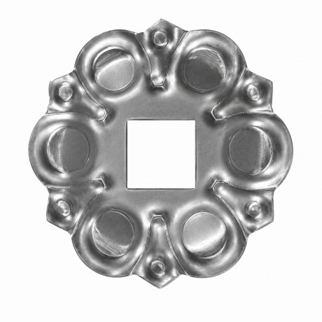 Przejdź do produktu Maskownica ze stali kwiatek 30x30 mm