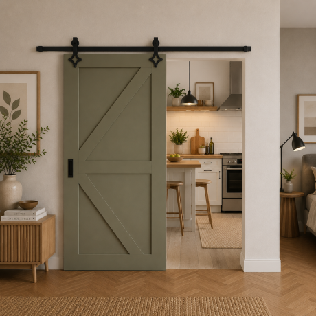 Przejdź do produktu System drzwi przesuwnych typu BARN DOOR-  ORION 2M 76.007