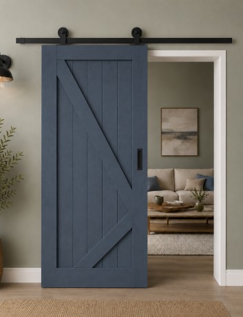Przejdź do produktu System drzwi przesuwnych typu BARN DOOR-  FORGE 2M 76.003