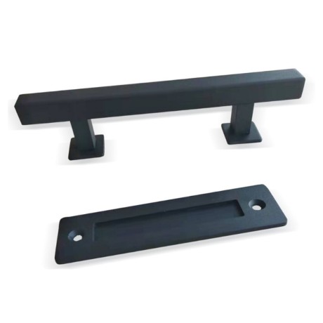 Przejdź do produktu Pochwyt kwadratowy do drzwi przesuwnych  25x25mm czarny 76.031