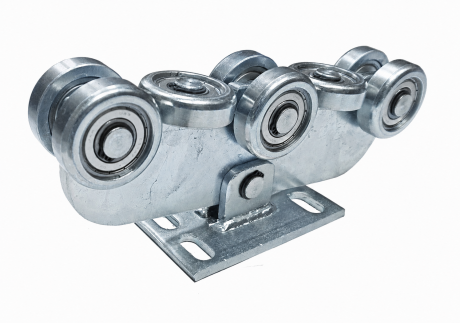 Przejdź do produktu Wózek jezdny 8-rolkowy do bram przesuwnych 80x80 mm 