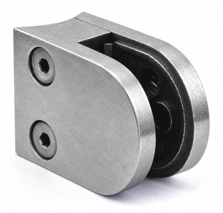 Przejdź do produktu Uchwyt do szkła 50x40 mm do rury fi 42,4 mm – ZAMAK